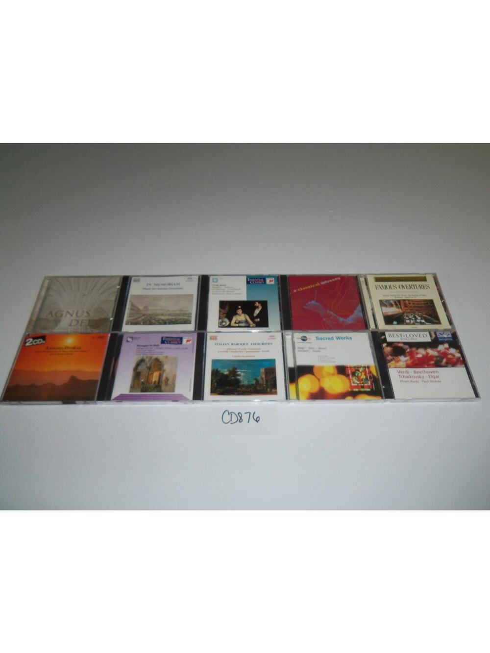 Classical 10 CD Lot Choral Baroque Mixed Misc Instrument -0618CD876